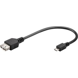 Adapter OTG micro-USB (A) σε USB (B) 20εκ για Smartphone  KAI  Table