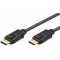 Goodbay display Port connector cable 1.2 gold plated 1mtr black