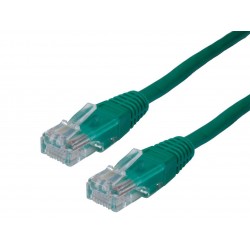 PATCH CABLE CAT6E CCA 1mtr GREEN
