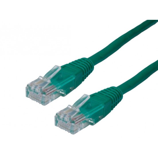 PATCH CABLE CAT6E CCA 1mtr GREEN