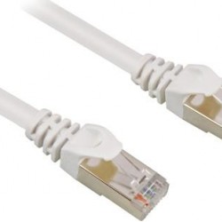 PATCH CABLE CAT6E CCA 0.5mtr WHITE
