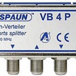 SPAUN VB4P Splitter 4 Εξόδων Με διέλευση τάσης 842217
