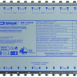 842473 SPAUN SMK13129FA Επέκταση ΕΝΕΡΓΗ για 3 Δορυφόρους + Επίγειο με 12 εξόδους