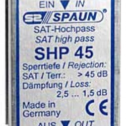 871203 SPAUN SHP45 SAT high pass filter