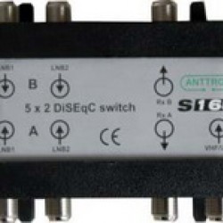 Anttron S165 DiSEqC 1/2 Δύο δορυφόροι Δύο έξοδοι + Επίγειο