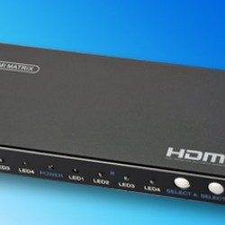 Power Plus PS402HD HDMI Matrix, 4 Εισόδων - 2 Εξόδων, FullHD (1080p), 3D, HDCP με Τροφοδοτικό και τηλεχειριστήριο