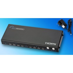 Power Plus PS402HD HDMI Matrix, 4 Εισόδων - 2 Εξόδων, FullHD (1080p), 3D, HDCP με Τροφοδοτικό και τηλεχειριστήριο