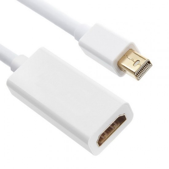 Adapter miniDisplayPort 1.2 αρσενικό σε HDMI (A) θηλυκό με ήχο (12cm)