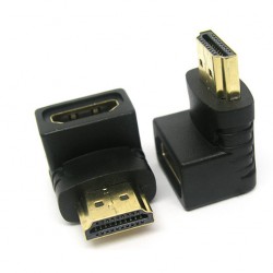 Adapter Power Plus CHA-011 HDMI (A) αρσενικό σε HDMI (A) θηλυκό 90 μοίρες
