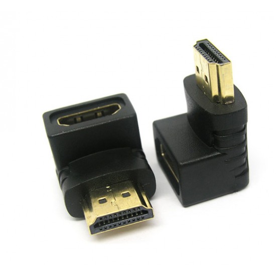 Adapter Power Plus CHA-011 HDMI (A) αρσενικό σε HDMI (A) θηλυκό 90 μοίρες