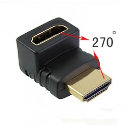 Adapter Power Plus CHA-012 HDMI (A) αρσενικό σε HDMI (A) θηλυκό 270 μοίρες