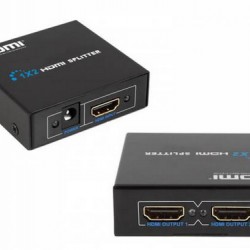Power Plus PS-1002 HDMI Splitter, 1 Εισόδου - 2 Εξόδων, 3D 1080P@60Hz, HDMI 1.4Α, HDCP, DTS, Dolby Digital True HD  KAI  Τροφοδοτικό