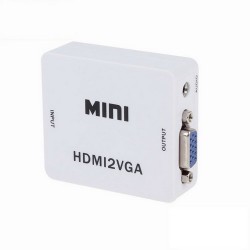 Power Plus PS-M630 ΜΕΤΑΤΡΟΠΕΑΣ HDMI (A) θηλυκό 720p/1080p σε VGA θηλυκό με Ήχο (Ιδανικό για να προβάλλεται σήμα εικόνας από συσκευή με HDMI σε monitor)