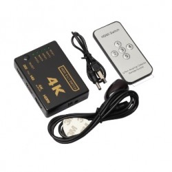 HDMI Switcher PS-305-4K , 5 Εισόδων - 1 Εξόδου με τηλεχειριστήριο (δεν περιλαμβάνει τροφοδοτικό 5V/1A)