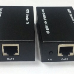ANGA PHDT-003-2 HDMI EXTENDER 60mtr 1x UTP CAT5e/6 καλώδιο 1080P συμβατό με HDMI 1.3, HDCP 1.2