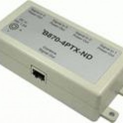 Video Balun Ενεργό VB870-4PTX-ND Τέσσερα θηλυκά RJ-45 σε ένα θηλυκό RJ-45 έως 1200 μέτρα (με χρήση του κατάλληλου Active Balun)