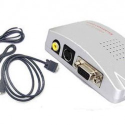 Power Plus CVA-3002 VGA σε RCA  KAI  S-VIDEO ΜΕΤΑΤΡΟΠΕΑΣ Ιδανικό για να προβάλεται σήμα εικόνας από υπολογιστή σε τηλεόραση