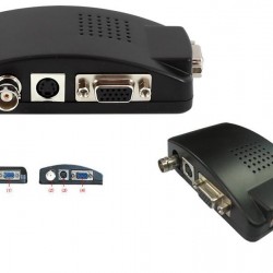 Power Plus CVA-3001 BNC  KAI  S-VIDEO σε VGA ΜΕΤΑΤΡΟΠΕΑΣ Ιδανικό για να προβάλεται σήμα εικόνας από Κάμερα ή DVR σε Monitor ή Tηλεόραση