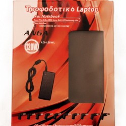 Τροφοδοτικό LAPTOP ANGA AG-120WL 120W / 15V-20V ΜΕ 10 TIPS