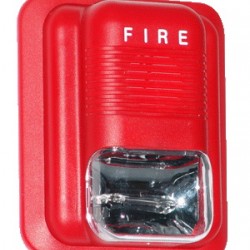 ANGA AG-L82 Εσωτερική Σειρήνα Fire με κόκκινο flash