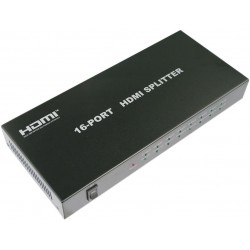 HDMI Splitter, 1 Εισόδου - 16 Εξόδων FullHD (1080p), HDCP, Dolby Digital True HD  KAI  Τροφοδοτικό