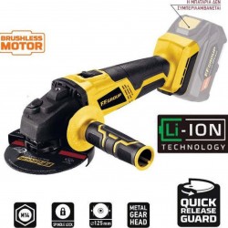 ΓΩΝΙΑΚΟΣ ΤΡΟΧΟΣ CAG/125-BL-20V-PLUS (SOLO), Ø125mm, FF GROUP 47874